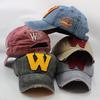 Cotton Embroidery Letter W Baseball Cap Snapback Caps Bone Casquette Hat Distressed Wearing Fitted Hat For Men Custom Hats 2023