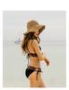 Korean Style Foldable Crochet Straw Hat - Women's Summer Sun Protection Beach Hat