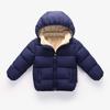 Kinder Fleece-gefütterte Baumwolljacke - Jungen und Mädchen Daunenjacke, Dicke Oberbekleidung