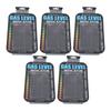 5pcs Gas Level Indicator Portable Magnetic Propane Fuel Level Indicators for Travel Camping