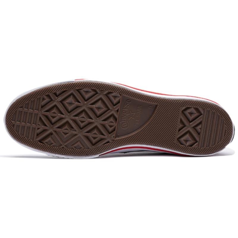 Converse One Star Low Leather Low-Top Canvas Shoes Unisex Black and Red