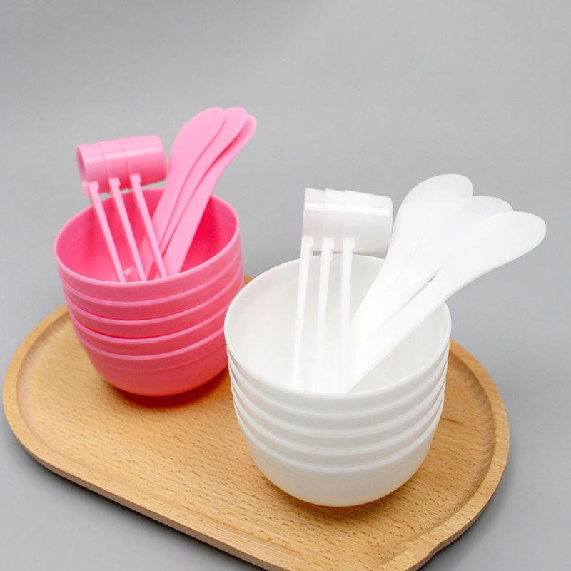 Mask Bowls Set Face Mixing Facial Masks Applicator Stirring Maker Measuring Tool Makeup Rubber Facials Bowl Tools