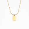 Accessories Light Luxury Niche Design Clavicle Chain High Sense Letter Square Pendant Titanium Steel Necklace Women'S Summer