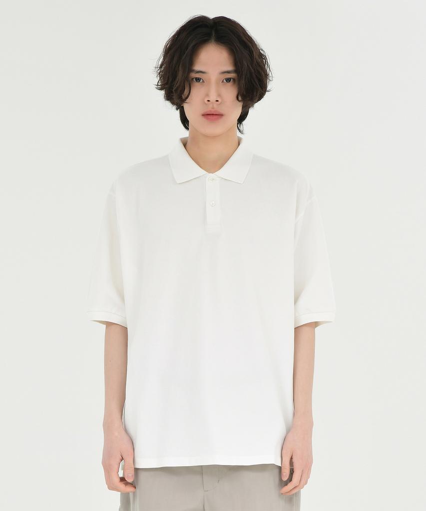 Beulaunyadeu Cotton Pique Shirt, White