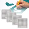 4Pcs Cutting Mat Mini Cute Model Cut Pad Paper Rubber Stamp Engraving Scale Board 6 x 6cm