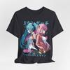 Anime Graphic T-Shirt Mens Womens Tees Top Tee Tops, Hatsune Miku T-Shirt Mens Womens Tees Top, Vocaloid Unisex Jersey Shirt, Kawaii