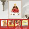 Poke-in Art Christmas Magical Princesses Mess-Free Fun for Kids DIY Craft Kits Creative Activity Birthday Gift for Girls Boys