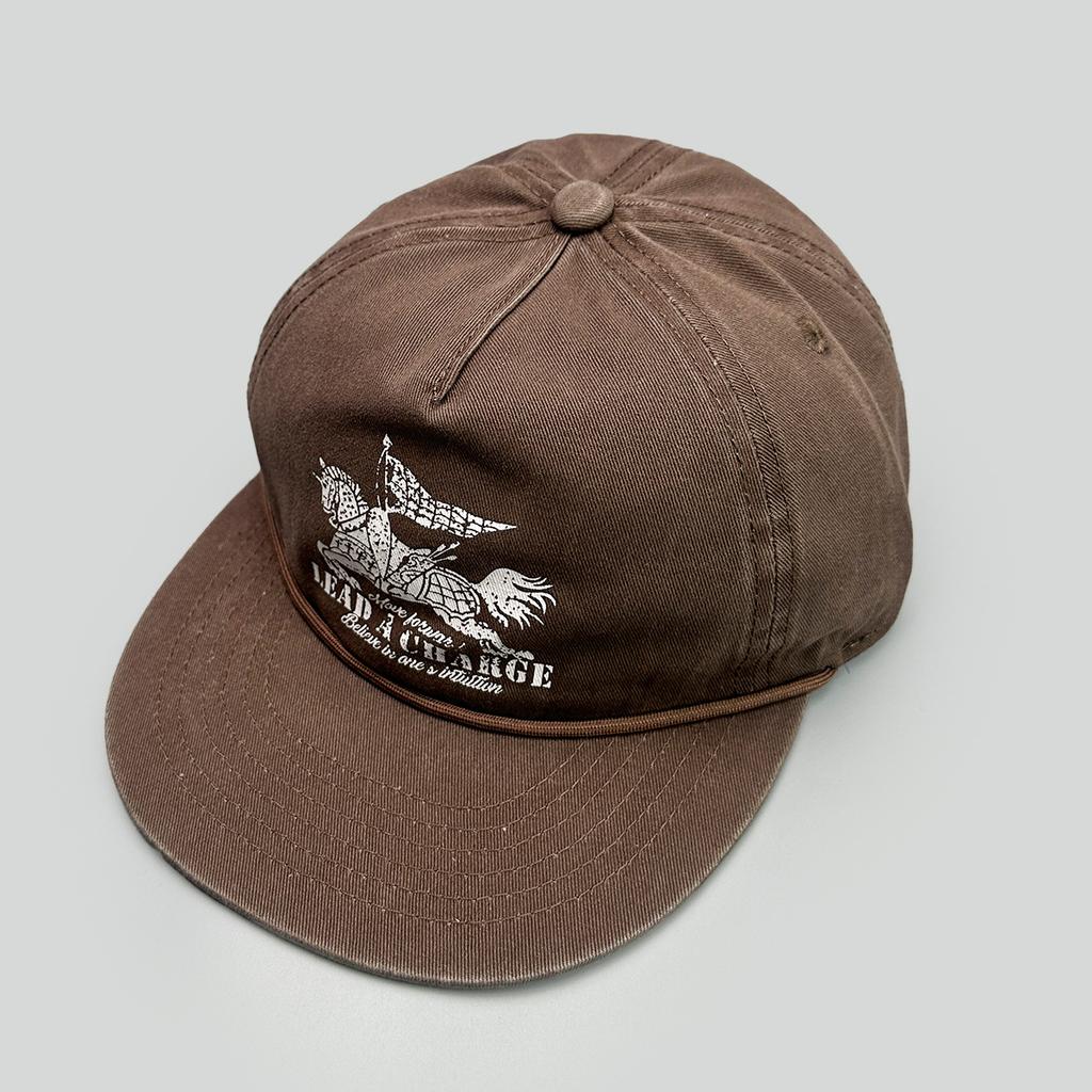 Four Seasons Retro Flat Brim Printed Horse Alphabet Baseball Cap Men'S And Women'S Shade Retro Hip Hop Cap