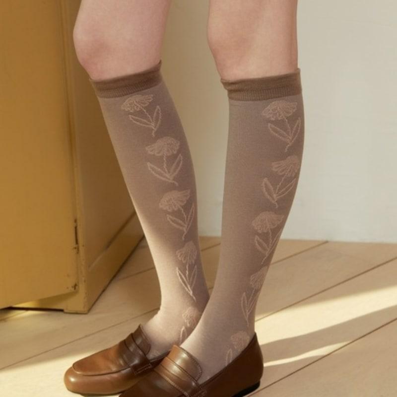 SOCKS APPEAL BK knee high arnica