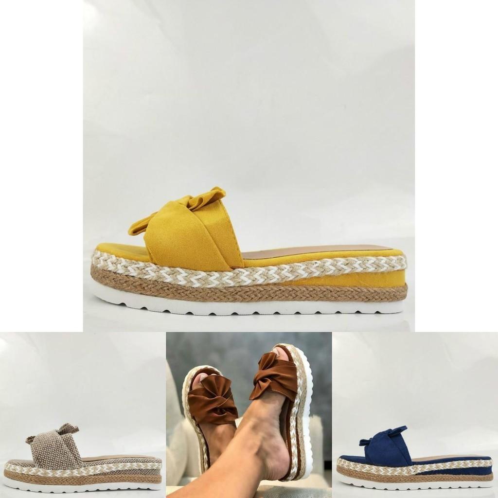 Stylish Bow Knot Sandals Shoes For Women With Comfortable Inner Lining For Everyday Use