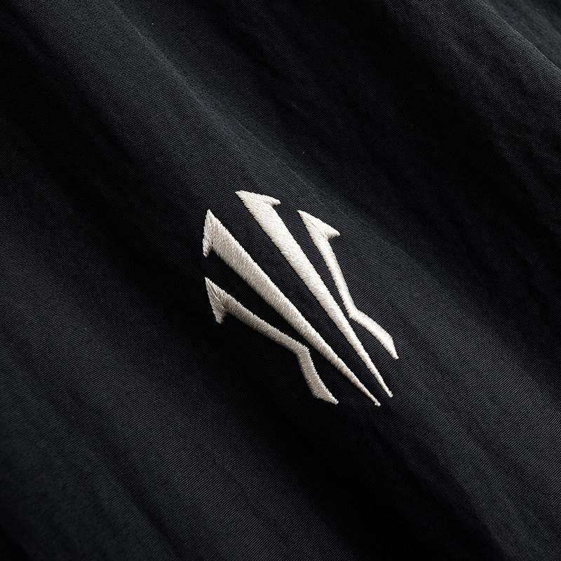 Anta Kyrie Basketball Series Water-Resistant Fashionable Versatile Velvet Jacket Unisex Jackets Black 172611603-1