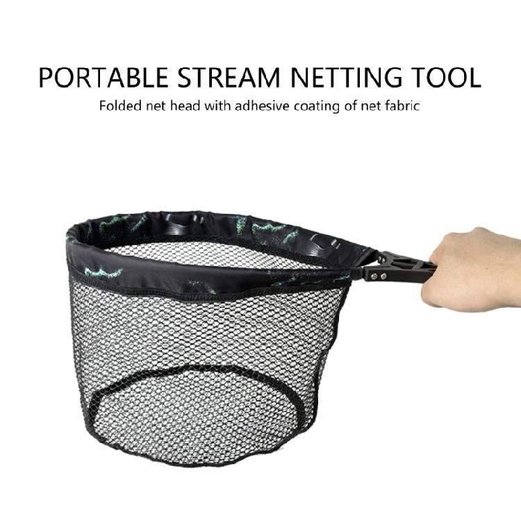 Foldable Landing Net Saltwater Fishing Tackle Tool Fishing Net Fishing Landing Net Portable for Adult Unisex