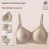 2026 Retro Leopard Print Seamless Push-Up Bra for Small Busts