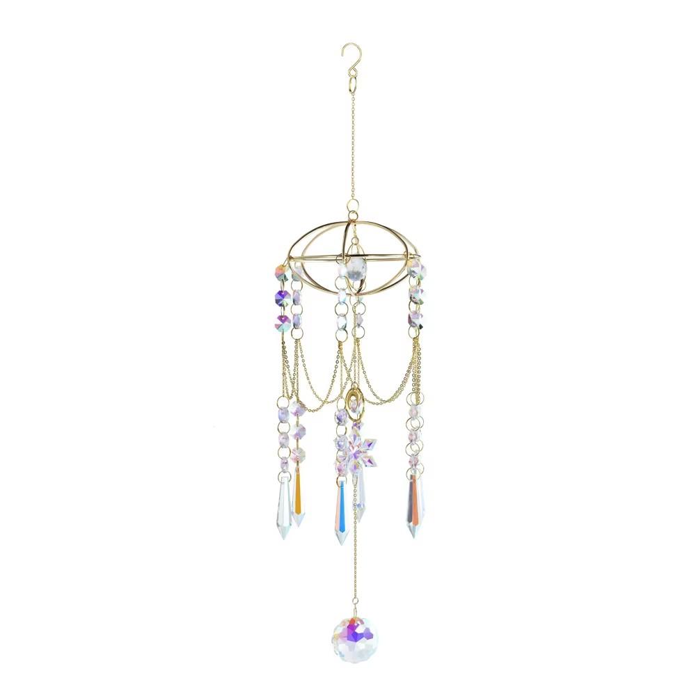 Design Window Decoration Hanging Planet Acrylic Snowflakes Sun Catcher Crystal Wind Chime