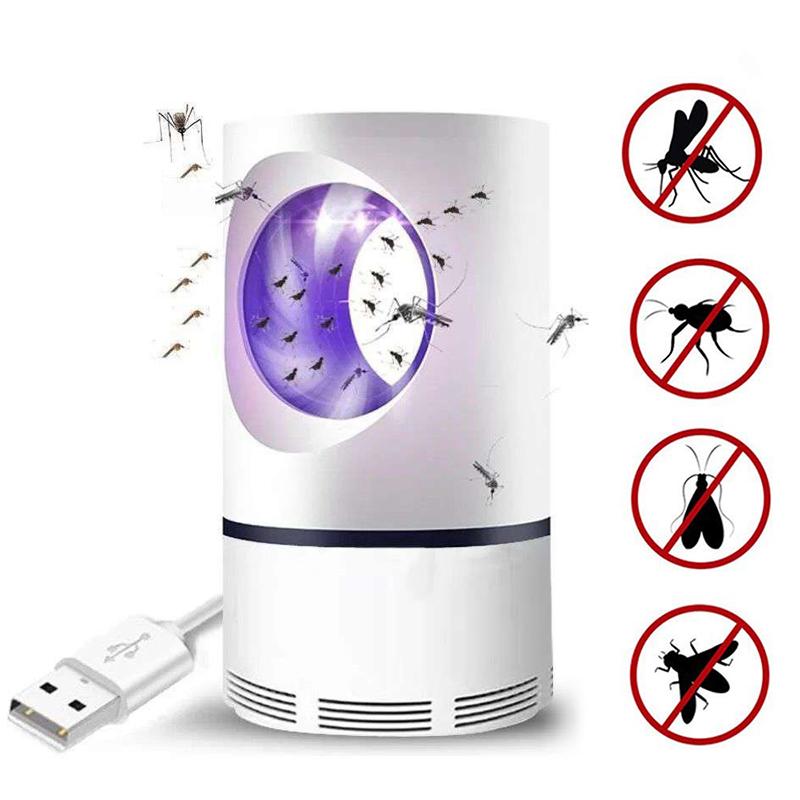 USB LED UV Mosquito Lamp Indoor Insect Proof Light Outdoor Pest Control Lamp Inhalation Mosquito Killer Phototactile Sensing