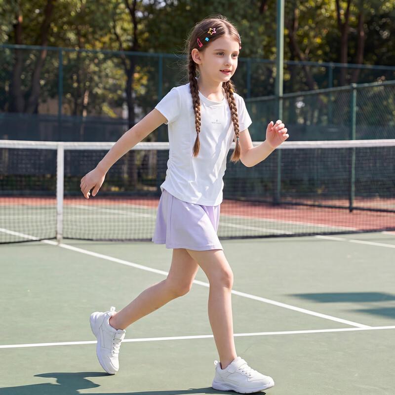 Montagut Girls' Summer 2026 Cool-Touch Pleated Sportswear Set