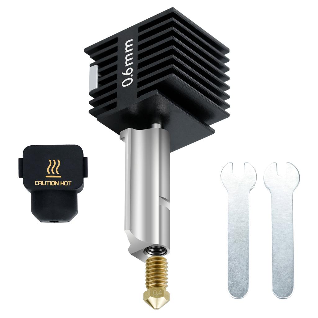 Upgraded Hotend Kit with Plated Copper Heater Block Heatbreak Compatible with Bambu Lab A1A1 Mini