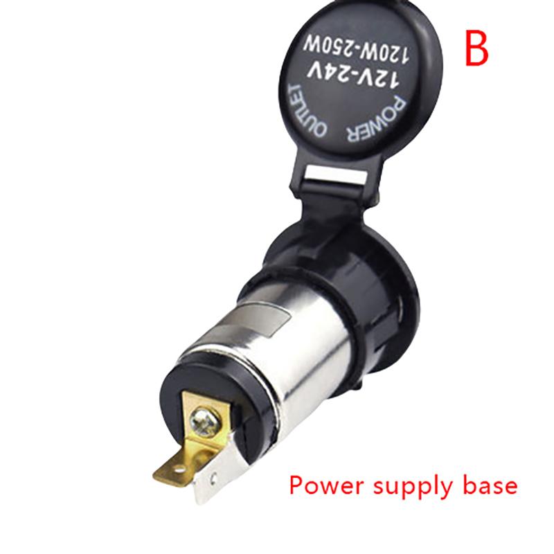 Car Cigarette Lighter Power Socket, Female Cigarette Lighter Socket 12V 120W For Car / Motorcycle B