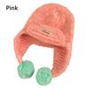 Warm Knitted Cap Polyester Earmuffs Hat High Quality Pullover Hat  Running Hiking