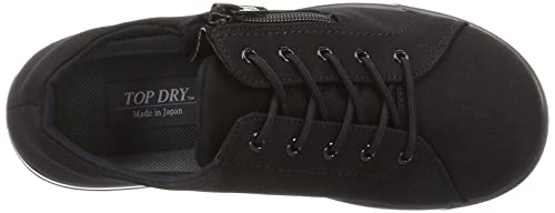 TOP DRY (Asahi Top Dry) Women's Waterproof and Breathable Gore-Tex Rain Sneakers TDY3990, Black