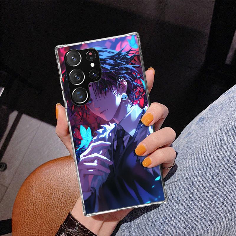 Huner X-Hunters Chrollo Shizuku Phone Case For Samsung Galaxy S24 S25 Edge S26 Ultra S23 S22 S21 Plus S20 FE + Personalized Prin