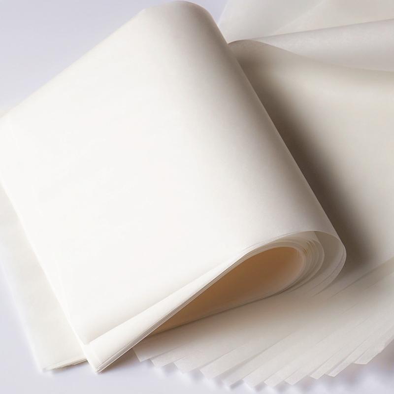 Wax Paper Food Oil Proof Grease Papers Wrappers For Bread Burger French Fries Wrapping Package Bar Restaurant Bar 500Pcs White