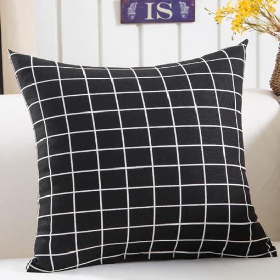 

Design Nordic Ins Plush Geometric Black Yellow Sofa Pillow Pillow Cushion 45 * 45Cm (separate pillowcase)