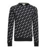 Lifestyle Casual Series Logo Round Neck Pullover Long Sleeve T-Shirt Men Tops Black BK6895