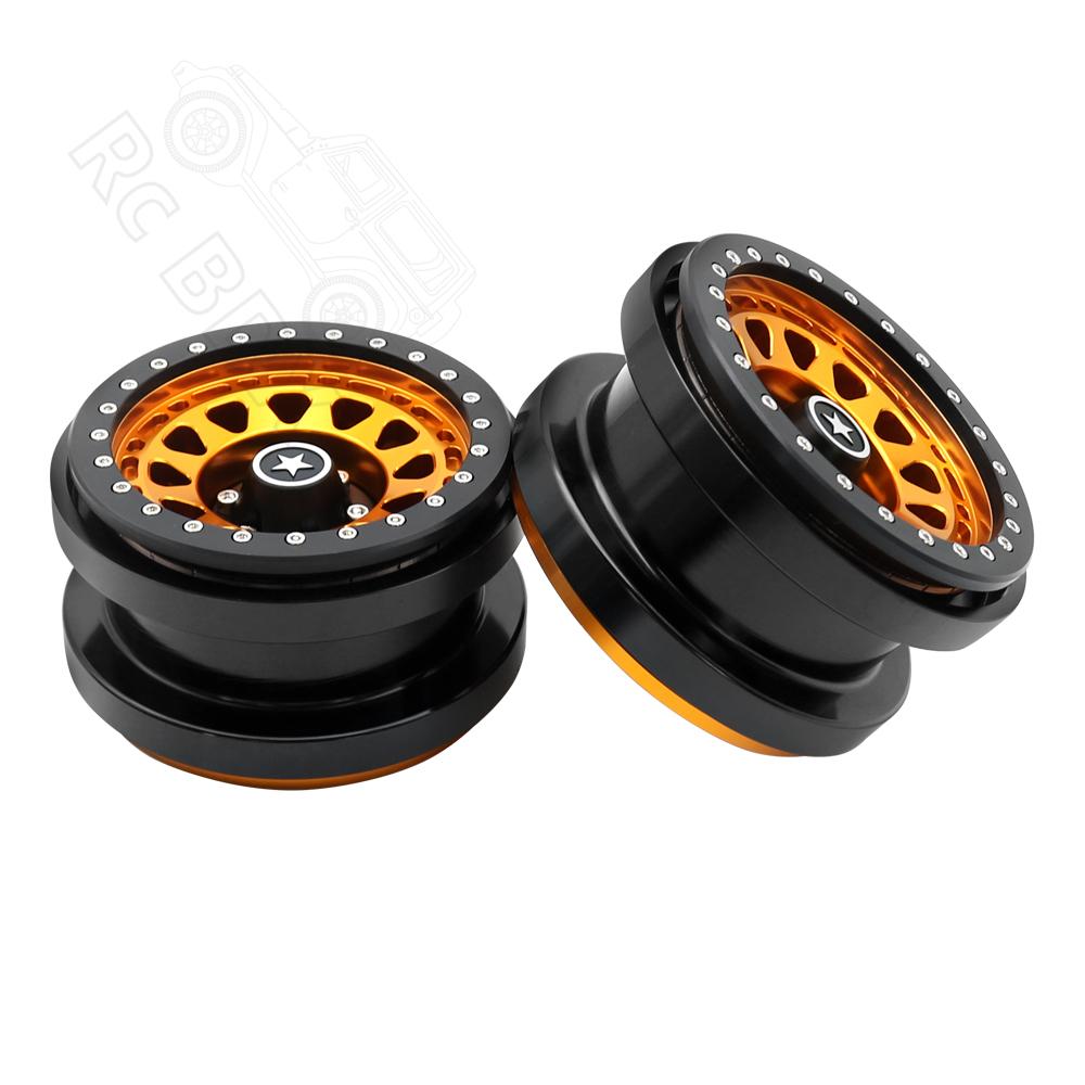 Rc jeep CNC Aluminum 2.9" Beadlock Wheel Hub Rim for 1/6 RC Crawler Car Axial SCX6 Jeep JLU Wrangler