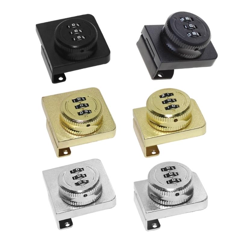 3Digit Combination Cabinet Lock Mechanical Password Lock for Drawer, Cabinet
