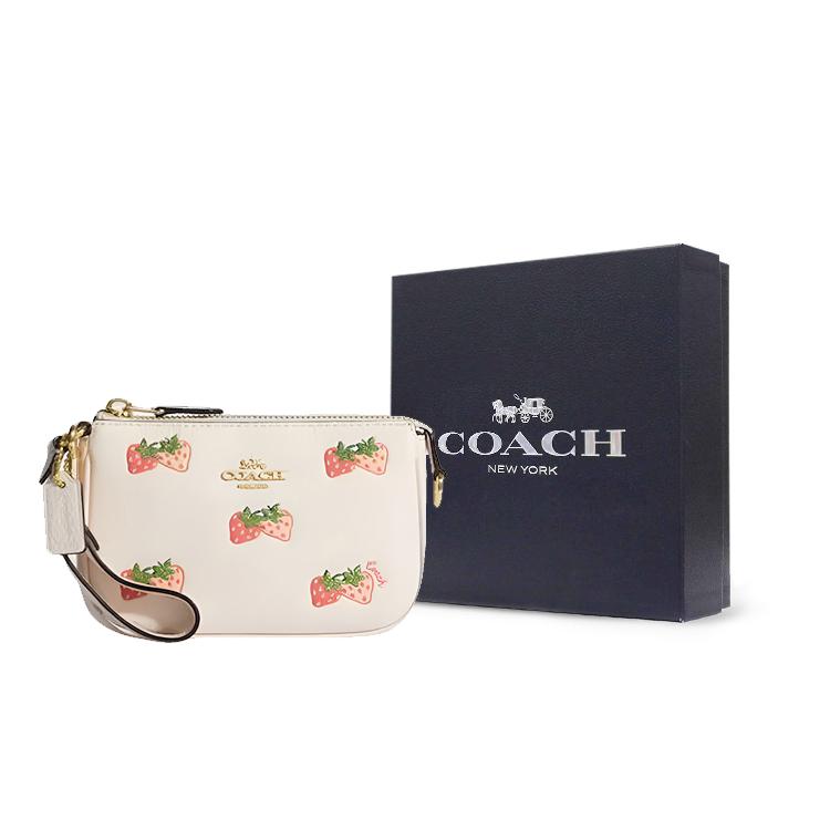 New COACH Women's Nolita 15 Strawberry Pattern Handbag CB608-IMCAH