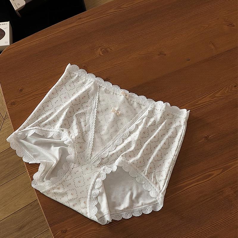 Unterwäsche für Damen Niedrig geschnittene Slips Süße Einfache Atmungsaktive Dreieck Unterhosen