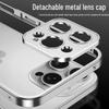 iPhone 15 Pro Aluminum Alloy Heat Dissipation Bumper Case with Seahorse Buckle