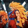 New Jt 56cm Ssj3 Jt Toys 1/4 Ssj3  Z Son Goku Ssj3 Pvc Figuras Anime Figures Figurine Ornaments Collection Toy