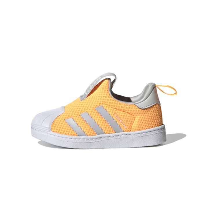 

Adidas Originals SUPERSTAR 360 Abrasion Resistant Low top Toddler Shoes Orange Yellow Gray Infant And Toddler FV3376 21