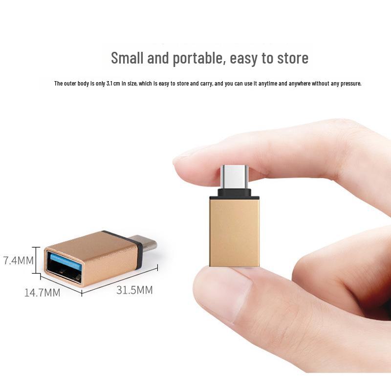 Android Cihazlar ve Sabit Diskler için Yüksek Hızlı USB 3.0 Type-C Adaptör