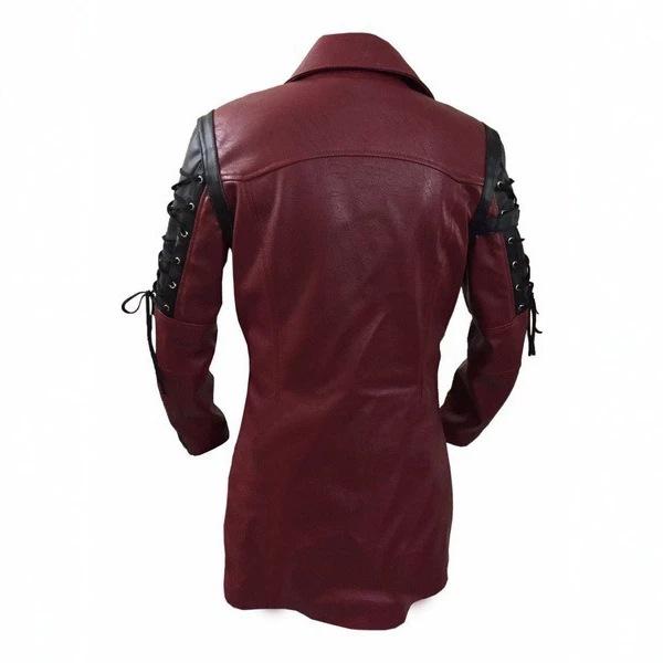 High quality, European and American men's locomotive plus size medieval leather jacket men