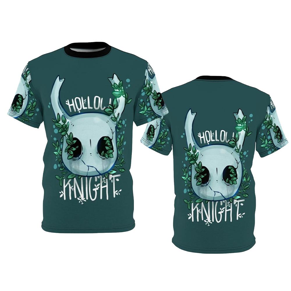 Cute Hollow Knight Character Graphic T-shirts Men's Casual Loose Short Sleeve Tee Harajuku Personalized Streetwear Kid's Clothes
