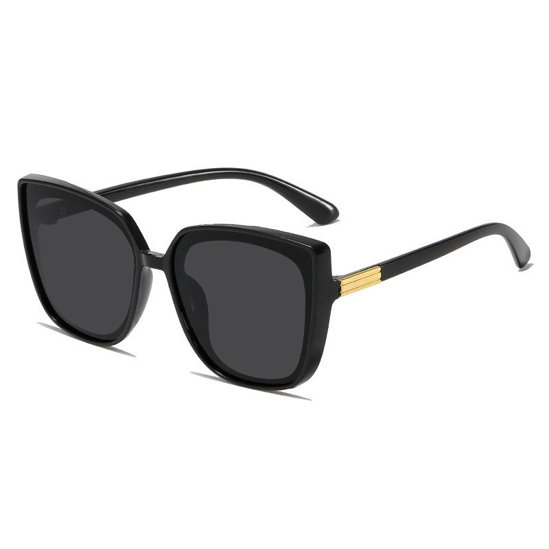 Box Sunglasses Big Face Trendy Sunglasses Women'S Retro Glasses Same Sunglasses