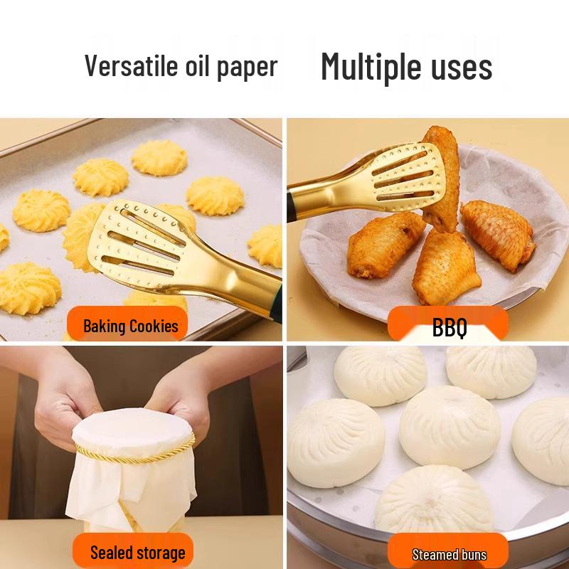 Silicone Oil-Absorbing Baking Paper for Oven, Grill, and Air Fryer