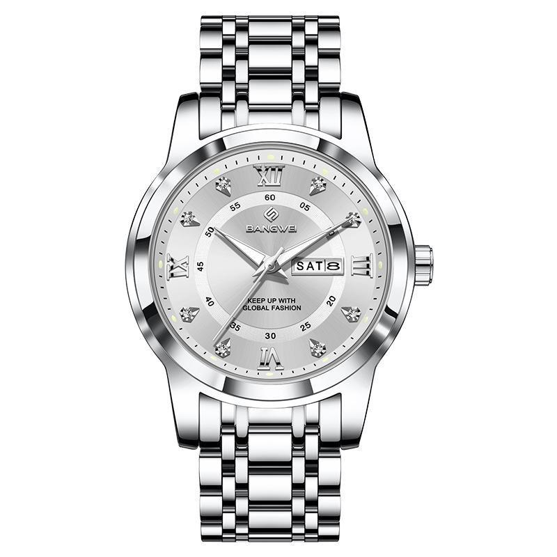 Fashion Quartz Wristwatches Casual Sport Military Watch For Men Luxury Stainless Steel Waterproof Watch Males Relogio Feminino