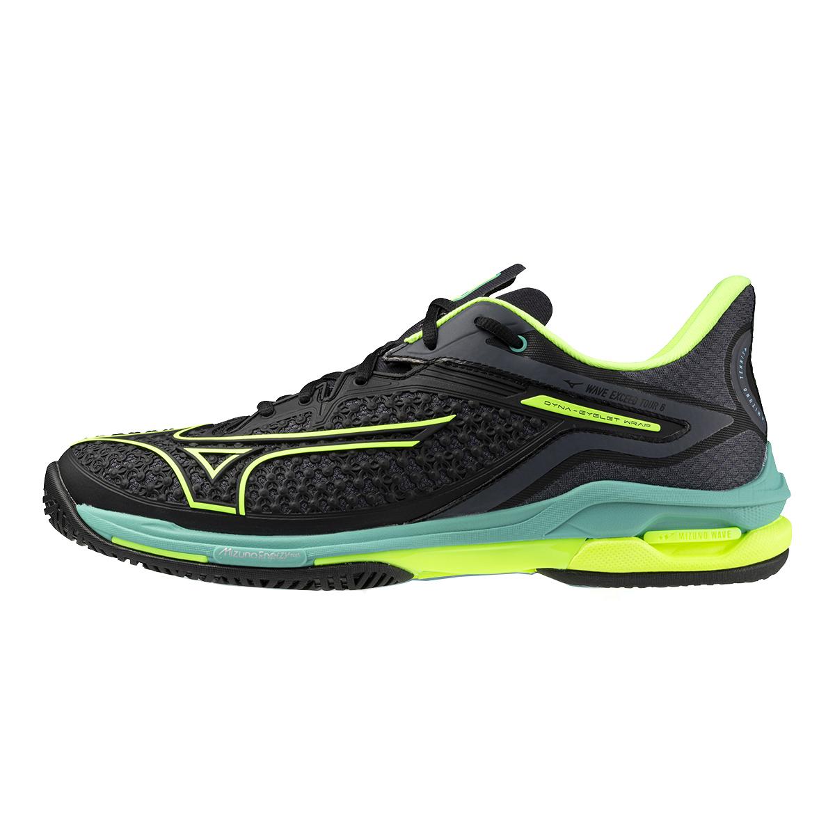 

Mizuno Wave Exceed Tour 6 Fashionable Comfortable Shock Absorption Non-Slip Low-Top Tennis Shoes Men Sneakers Fluorescent-Green 61GA247046 40