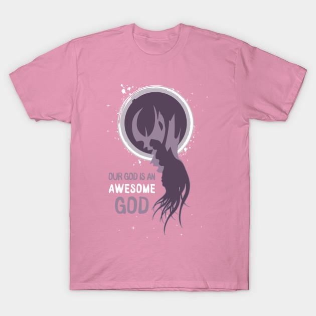 T-Shirt Damen Unser Gott ist ein großartiger Gott Harajuku Print Kawaii T-Shirt Sommer Kurzarm Damen T-Shirt Top Tee