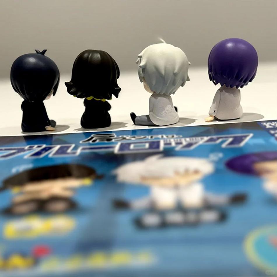 Blue Lock Figures Bachira Meguru Figure Nagi Seishiro Isagi Yoichi Mikage Reo Anime Figure Q Version Model Pvc Statue Doll Gifts