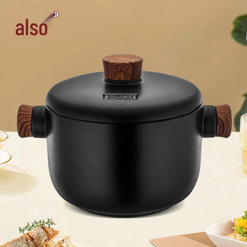 Pinye Moxi Double-Handle Deep Soup Pot