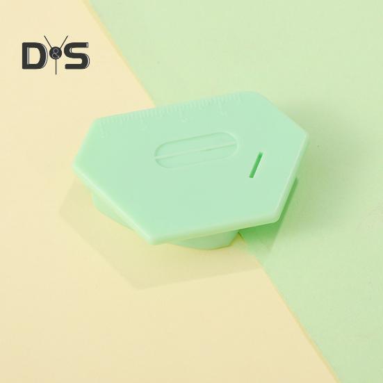 3Pcs Magnetic Seam Guide Easy Adjustment Reusable Multifunctional Polygonal Hemmer Guide with Scale Sewing Accessory