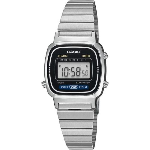 

Casio CASIO Women s Digital Watch, New Design, LA670WD-1, Silver/Black, Overseas Model