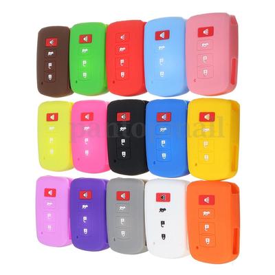 Car Silicone 3 Button Smart Remote Key Case Fob Cover Holder For Toyota Avalon Camry