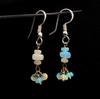 Natural Ethiopian Opal Beads Earrings 925 Silver Sterling Earrings Gift For Her