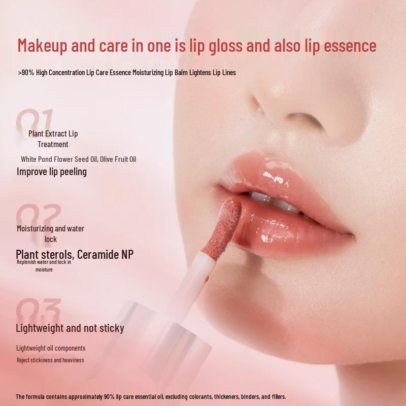 UNNY Moisturizing Lip Essence: Honey-Infused, Water-Light Lipstick for Reduced Lip Lines.